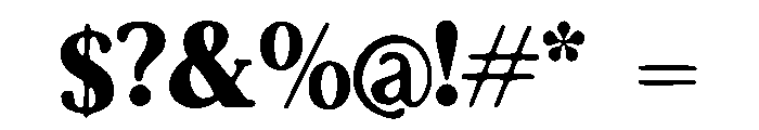 Cuckoo Font OTHER CHARS