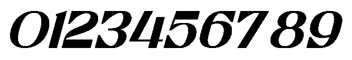Cue Las Varoe Italic Font OTHER CHARS