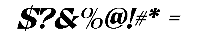 Cue Las Varoe Italic Font OTHER CHARS