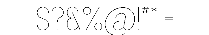 Cult VP Headline Font OTHER CHARS