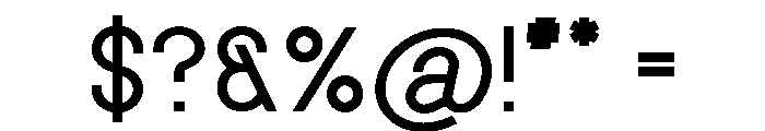 Cult VP Void Font OTHER CHARS