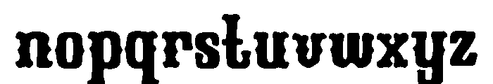 Culver Font LOWERCASE