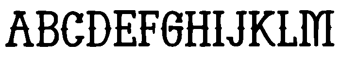 Cumberland Font UPPERCASE
