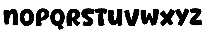 Cunky Bumpy Regular Font LOWERCASE