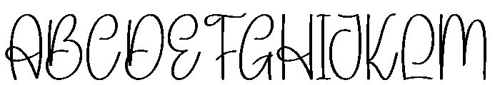 Cupcake Beautiful Font UPPERCASE