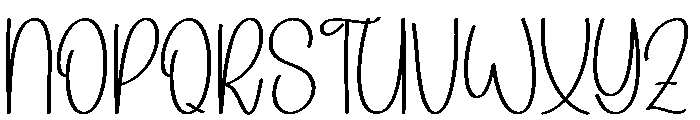 Cupcake Beautiful Font UPPERCASE