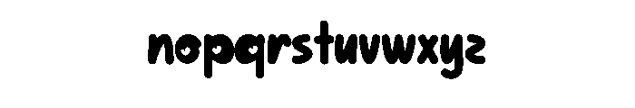 Cupcake Honey Font LOWERCASE