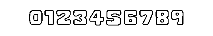Cupcake Soda Outline Font OTHER CHARS