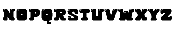 Cupcake Soda Solid Shine Font UPPERCASE