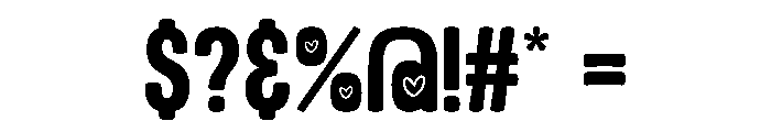 Cupid Crazy Regular Font OTHER CHARS