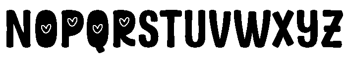 Cupid Crazy Regular Font LOWERCASE