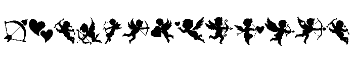 Cupid Day Font UPPERCASE