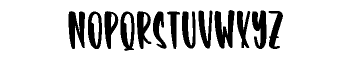 Cupid Preppy Font UPPERCASE