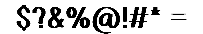 Cupid Script Font OTHER CHARS