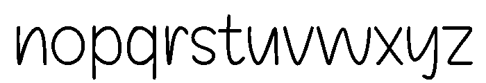Cupid's Candy Font LOWERCASE