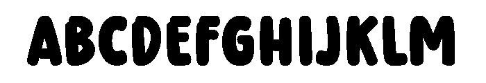 Cuppsy Font UPPERCASE