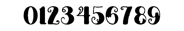 Curleaf Font OTHER CHARS