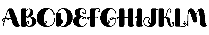 Curleaf Font UPPERCASE