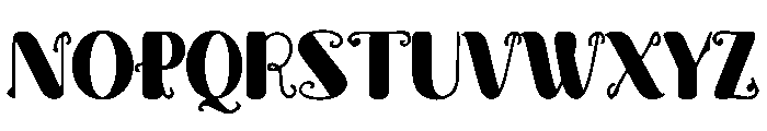 Curleaf Font UPPERCASE