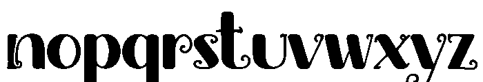 Curleaf Font LOWERCASE