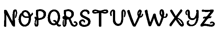 Curlita Regular Font UPPERCASE