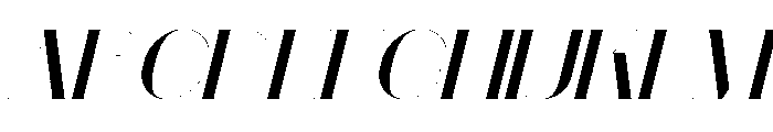 Curlovia Italic Font UPPERCASE