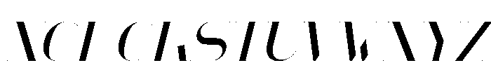 Curlovia Italic Font UPPERCASE