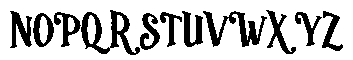 Curly Bloom Font UPPERCASE