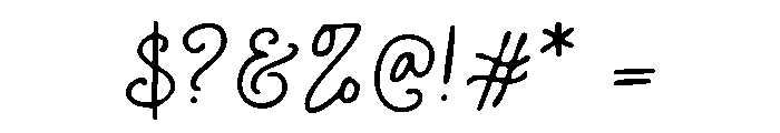 Curly Blush Blurred Font OTHER CHARS