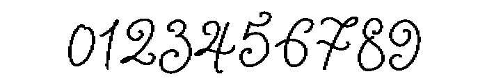 Curly Blush Pixel Font OTHER CHARS