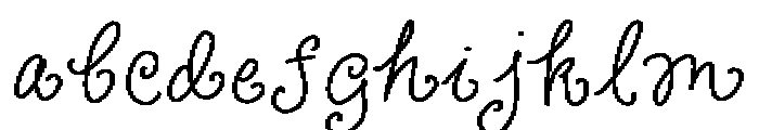 Curly Blush Pixel FONT