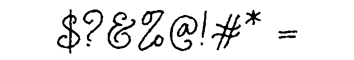 Curly Blush Rough Font OTHER CHARS