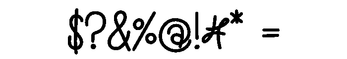 Curly Fusilli Font OTHER CHARS