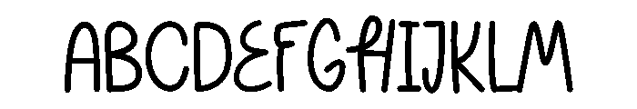Curly Fusilli Font UPPERCASE