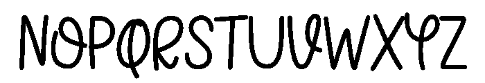 Curly Fusilli Font UPPERCASE