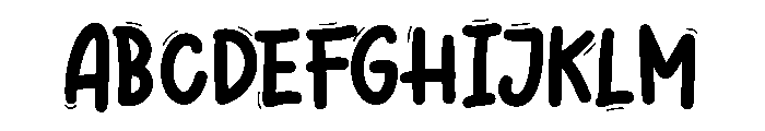 Curly Pudding Font UPPERCASE