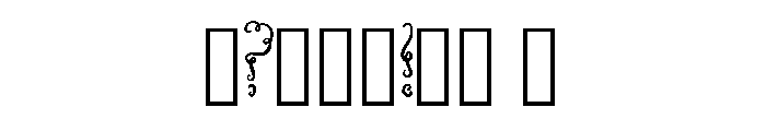 Curly Swirls By Squeeb  Regular Font OTHER CHARS