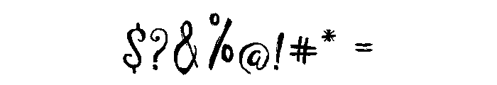 CurlyCharm Font OTHER CHARS