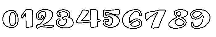 CurlyPop Font OTHER CHARS