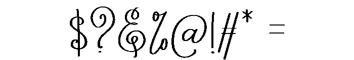 Curlyman Font OTHER CHARS