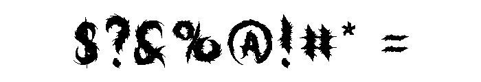 CurseStorm Font OTHER CHARS