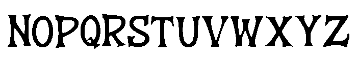 Curse Font LOWERCASE