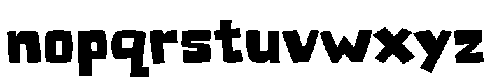 Cursed Broom Regular Font LOWERCASE