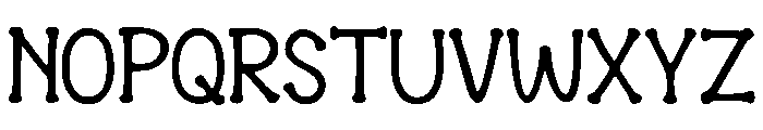 Cursed_Hemlock Font UPPERCASE