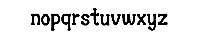 Cursed_Hemlock Font LOWERCASE