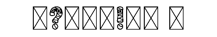 Cursed Mummy Font OTHER CHARS