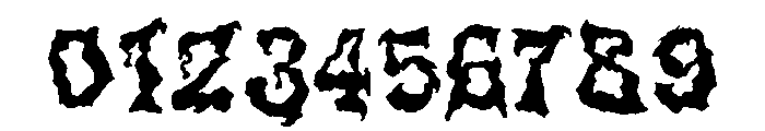 Cursed Spirit Regular Font OTHER CHARS
