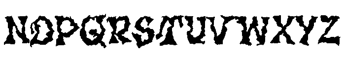 Cursed Spirit Regular Font LOWERCASE