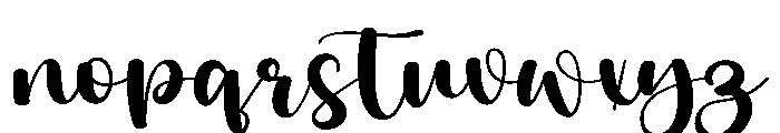 Cursive Delight Font LOWERCASE