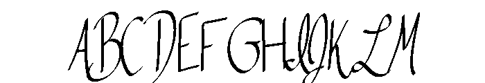 Cursive Neat Regular Font UPPERCASE